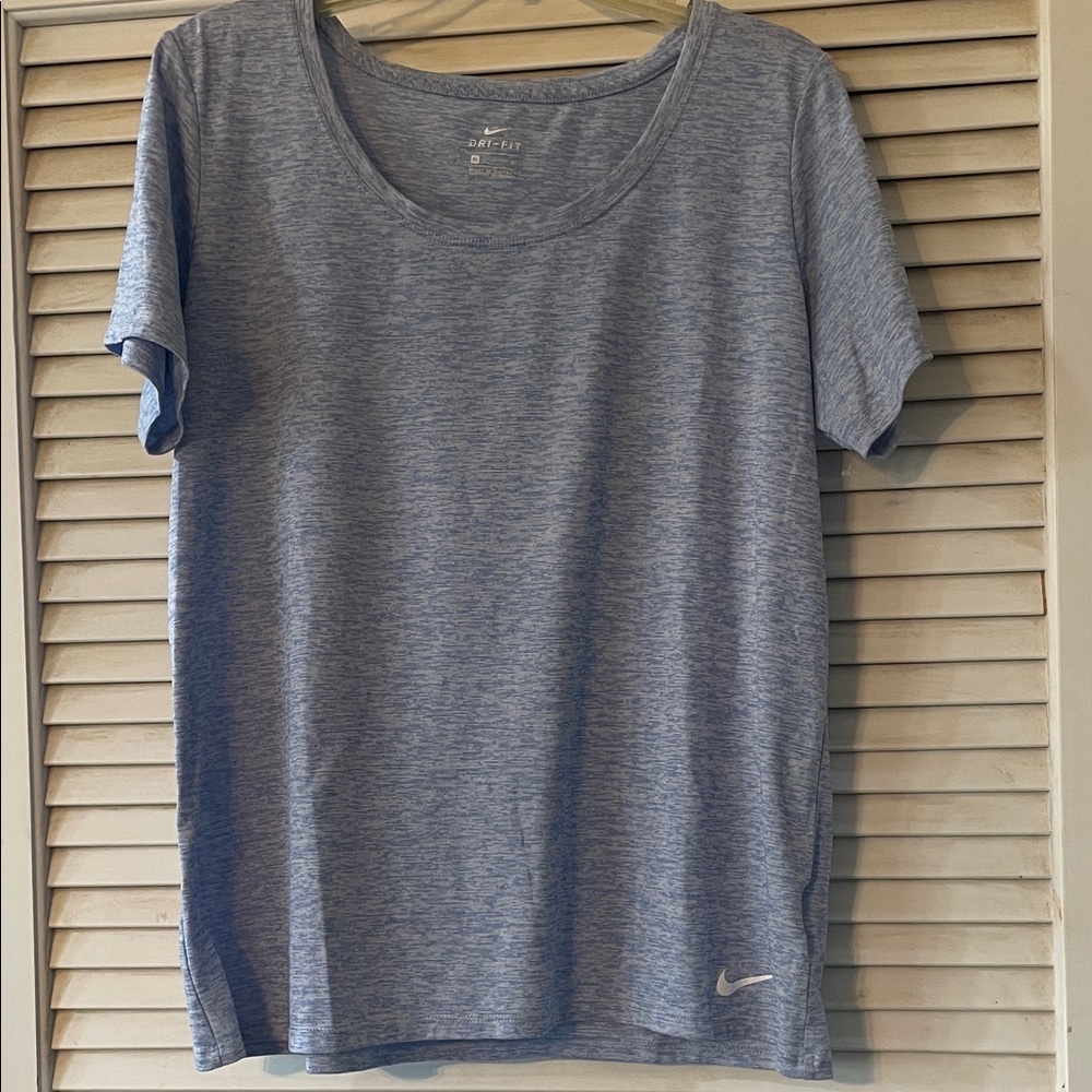 Nike Heathered Blue Athletic Tee